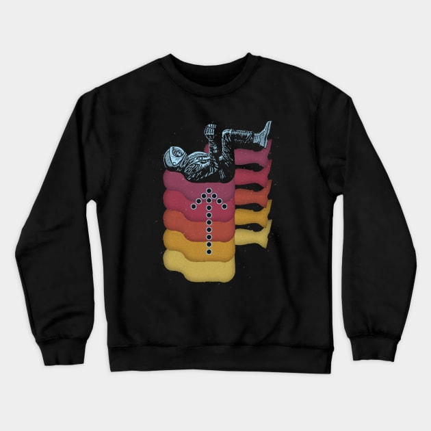 Blast Off! Crewneck Sweatshirt by bronzarino